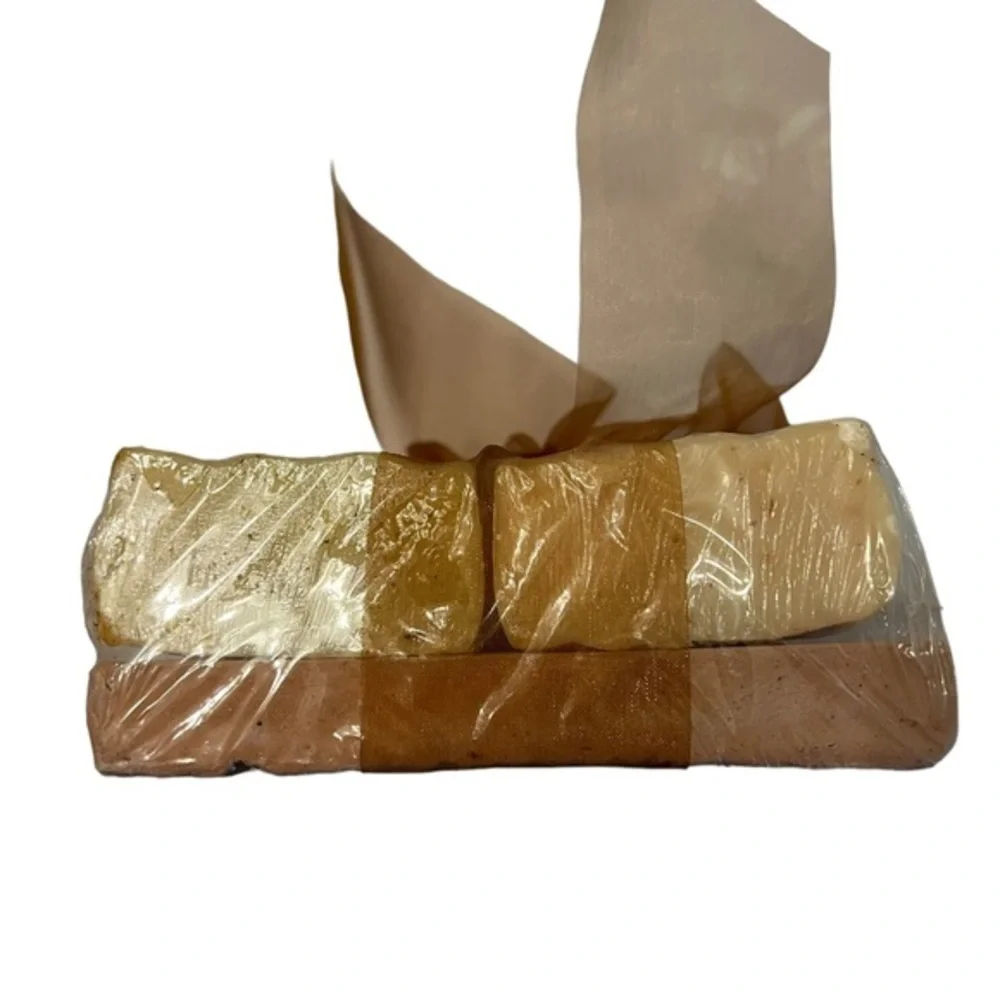 Bath & Body Works vintage 4-soap set w/ clay slab, eucalyptus kiwi poppy mint